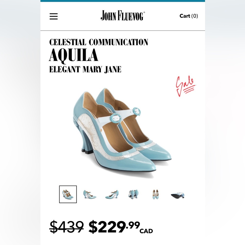 Fluevog Aquila Heel Size 9